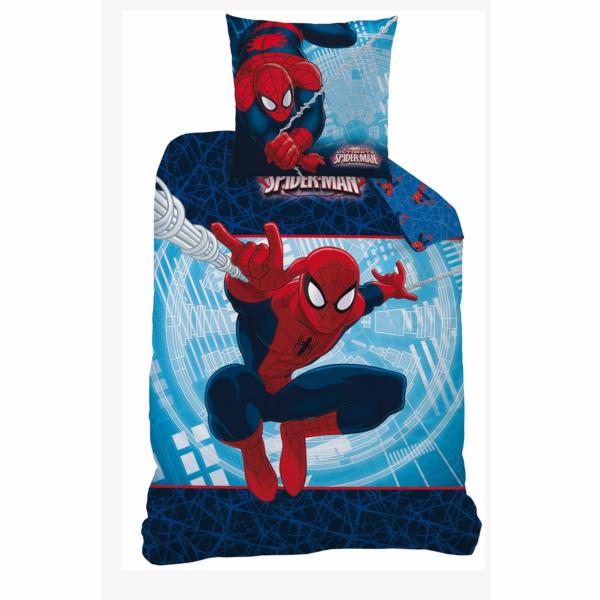 Housse de couette Spiderman Action, Enfant, 140x200cm, 1 personne, 100% Coton