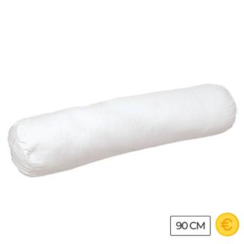 Traversin Moelleux Eco, Blanc, 700gr/m, Enveloppe microfibre, 90cm