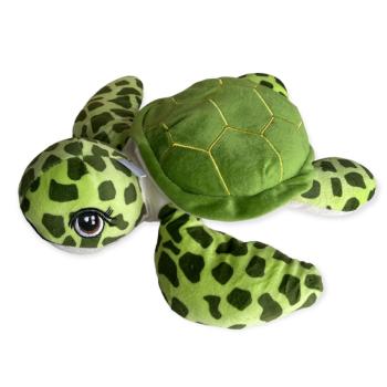 Peluche Susie la Tortue, Vert, 32cm, Toucher agréable et tout doux, 100% polyester 