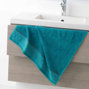 Drap de Douche Bleu 70x130cm Gamme Adlie