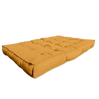 Matelas pour Palette Ocre/Jaune, Spirit Garden, Uni, 120x80x15cm, 100% Coton, Oeko-Tex