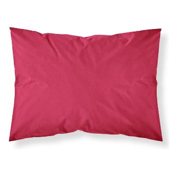 Taie d'oreiller unie, Rouge Pomme d'amour, 50x70cm, 100% Coton