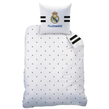 Housse de couette Real Madrid, 140x200cm, 1 personne, 100% Coton, Taille française