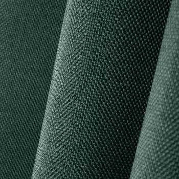 Rideau occultant uni Vert Sapin, Effet toile de jute, 140x260cm, 100% Polyester, Prêt à poser