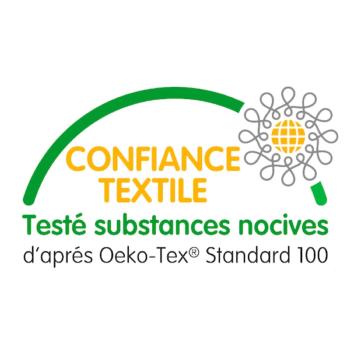 Drap plat uni 240x300cm, 2 personnes, Rose dragée, 100% Coton 57 fils, Oeko-Tex