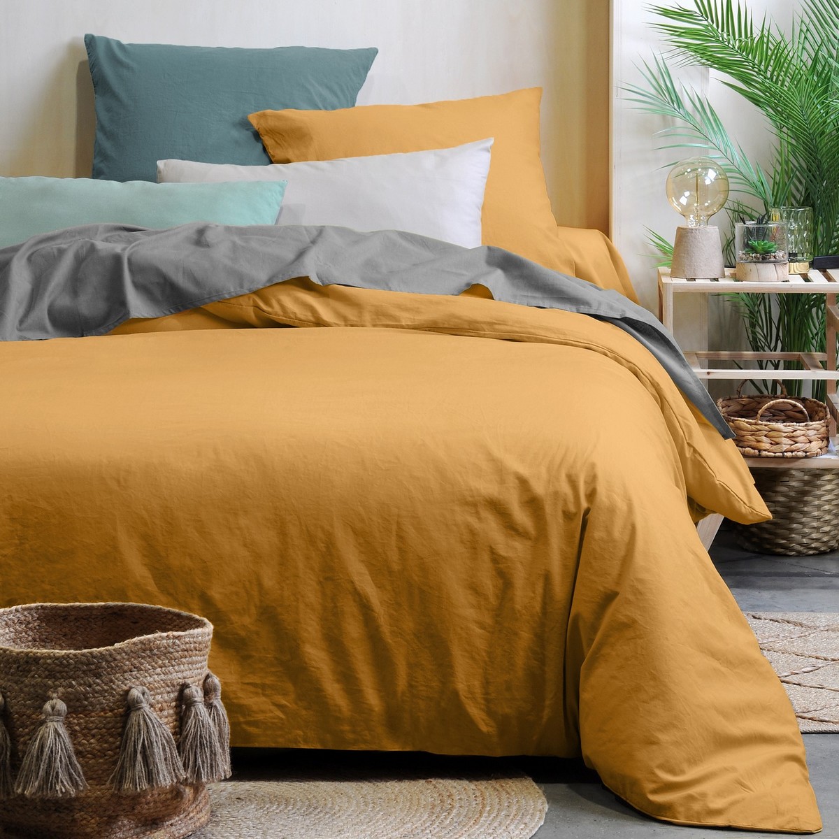 Linge de lit uni