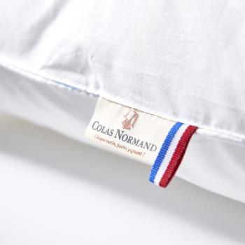 &#127467;&#127479; Oreiller Percale Coton 91 fils, Qualité Hôtelière, 60x60cm, 800g/m², Ferme