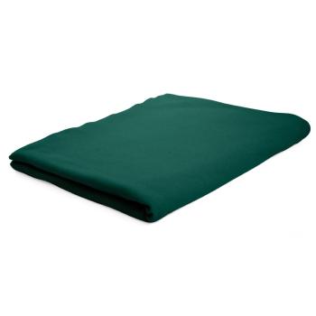 Drap plat Vert meraude, 240x300cm, 2 personnes, 100% Coton 57 fils, Doux et rsistant