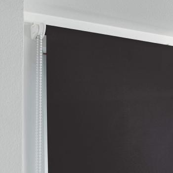 Store Enrouleur Occultant, 45x180cm, Noir, 100% Polyester, Intérieur