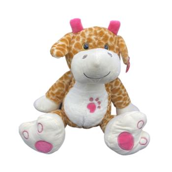 Peluche Girafe géante, Marron, 45 x 30 x 28 cm (hxLxl), Polyester