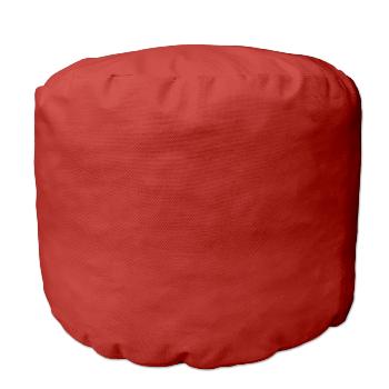 Pouf de jardin/d'extrieur, Impermable, 45 x 30 cm, 100% Microfibre, Corail/Brik, Spirit Garden