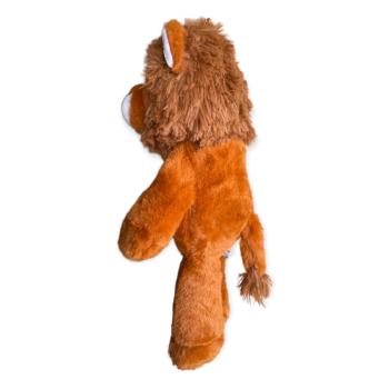 Peluche Zimba le Lion, Marron/Roux, 42cm, Toucher agréable et tout doux, 100% polyester 