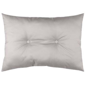 Coussin capitonn d'extrieur, Couleur Lin, 50x70cm, Impermable, 100% Polyester