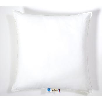 &#127467;&#127479; Oreiller Percale Coton 91 fils, Qualit Htelire, 60x60cm, 600g/m, Moelleux