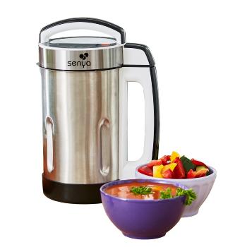 Soup Maker, Blender Chauffant mixeur à soupe, 1,6L Cook & Heat, V3, Inox, Spécial soupes, Bol inoxydable grand format