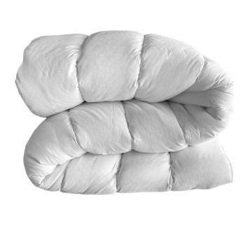Couette Grand Confort Coton, Ultra chaude, Blanche, Spécial Grand Froid, 750gr/m², 220 x 240 cm, Lit Standard