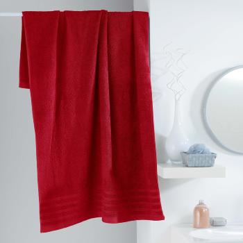 Drap de Bain 90x150cm Uni Rouge