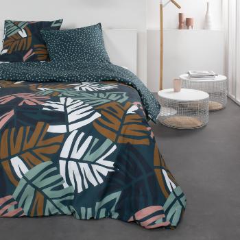 Housse de couette Jungle, Gamme Sunshine, Multicolore, Adulte, 220x240cm, 2 personnes, 100% Coton, Oeko-Tex