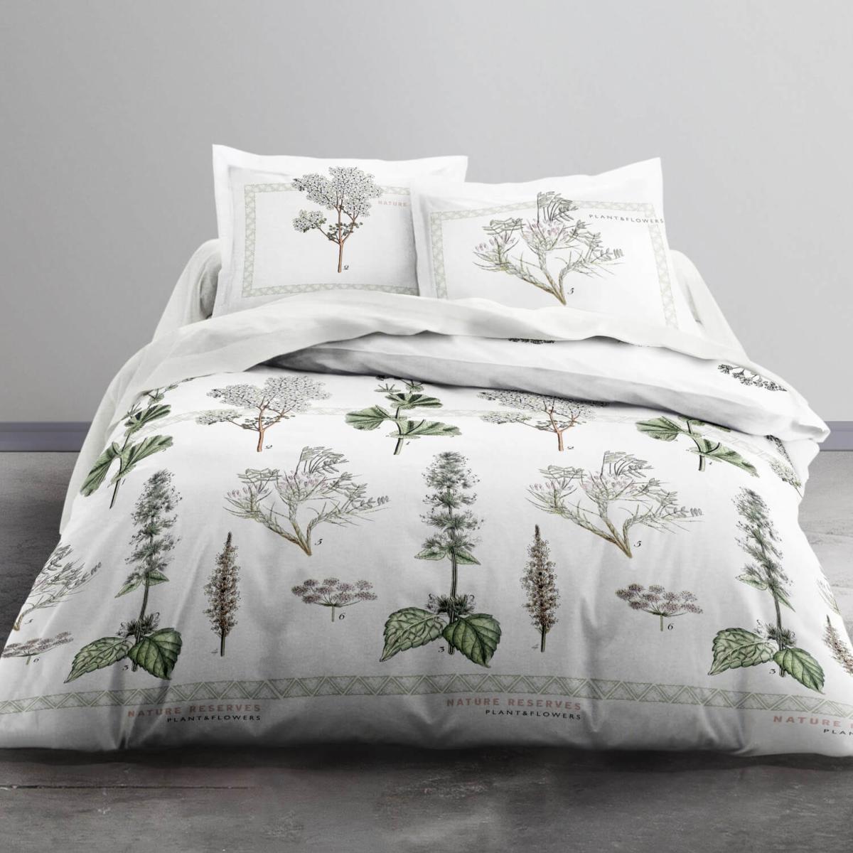 Parure Housse De Couette Natural Réserve Esprit Nature Blanc