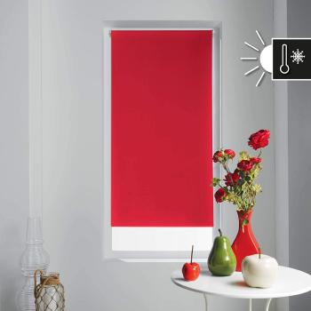 Store Enrouleur Occultant, 60x90cm, Rouge, 100% Polyester, Intérieur