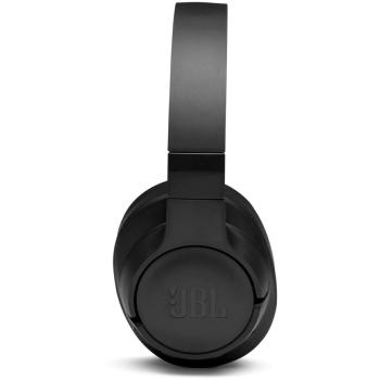 JBL Casque supra-aural sans fil à réduction de bruit active, Pure Bass, Autonomie 15h, Bluetooth, Noir