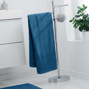 Drap de Douche 70x130cm Uni Bleu Pétrole