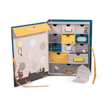 Coffret naissance, Les Moustaches, Carton