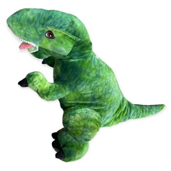 Peluche XL Dino Dracosaure, Vert, 47cm, Position debout, Toucher agréable et tout doux, 100% polyester 