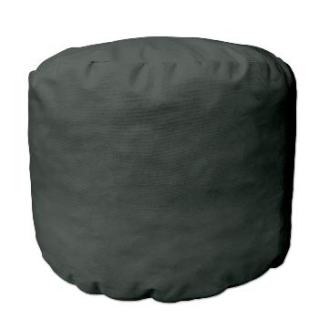 Pouf de jardin/d'extrieur, Impermable, 45 x 30 cm, 100% Microfibre, Gris fonc/Quartz, Spirit Garden