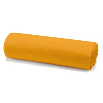 Drap housse Jaune Safran, 160x200cm, 2 personnes, 100% Coton