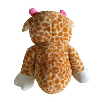 Grande Peluche Girafe XXL, Marron/Rose, 60cm, Toucher tout doux et moelleux, 100% Polyester