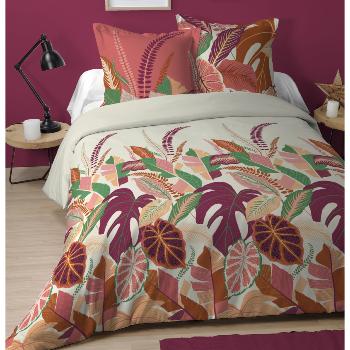 Housse de couette Deliciosa Tropicale, Multicolore, Adulte, 220x240cm, 2 personnes, 100% Coton