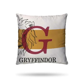 Housse de couette Happy Potter Lion de Gryffondor, Blanc, Enfant, 140x200cm, 1 personne, 100% Coton, Oeko-Tex