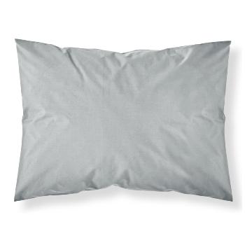 Taie d'oreiller unie, Gris clair/Zinc, 50x70cm, 100% Coton
