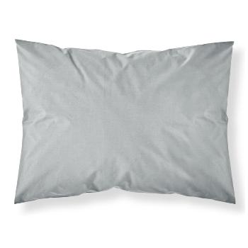 Taie d'oreiller unie, Gris clair/Zinc, 50x70cm, 100% Coton