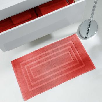 Tapis de sortie de Bain 50x85cm Uni Corail