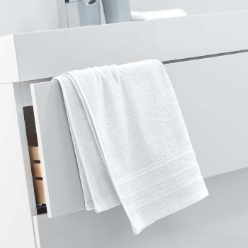 Serviette de toilette 50x90cm Unie Blanc