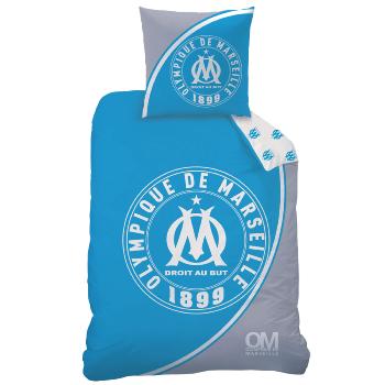 Housse de couette Olympique de Marseille 1899 - OM, 140x200cm, 1 personne, 100% Coton