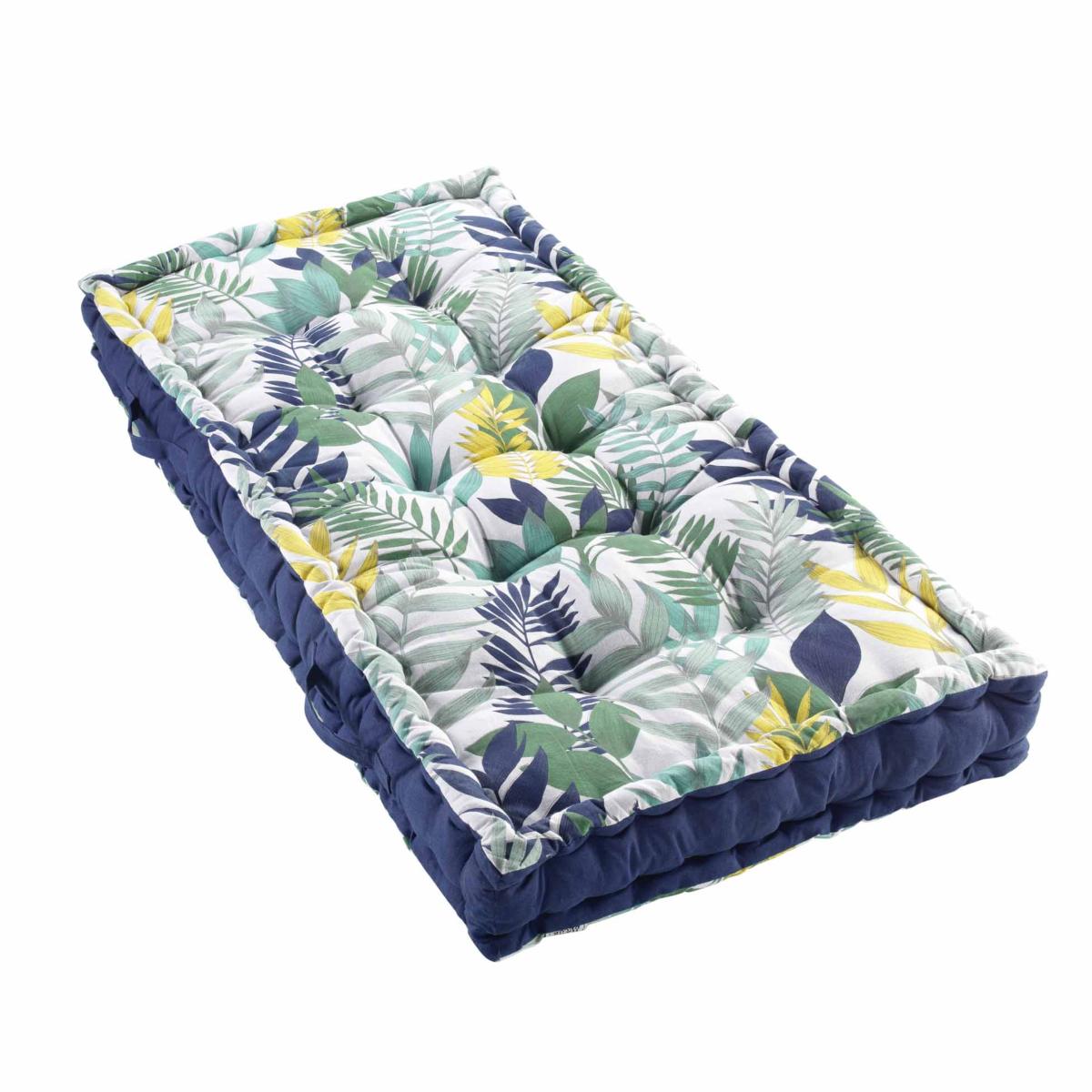 Coussin pour Palette Tropical Palma, 60x120x15cm, 100% Coton  J&K Markets