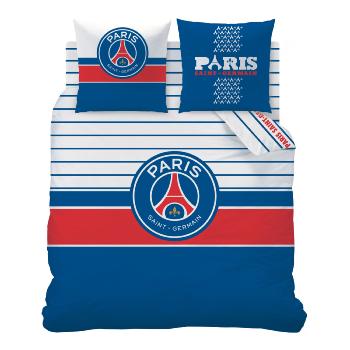 Housse de couette PSG Logo - Paris Saint-Germain, 2 personnes, 220x240cm, 100% Coton