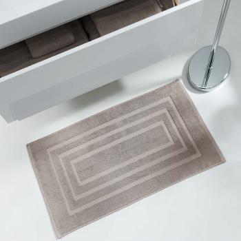 Tapis de sortie de Bain 50x85cm Uni Taupe