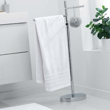 Drap de Douche 70x130cm Uni Blanc, 100% coton