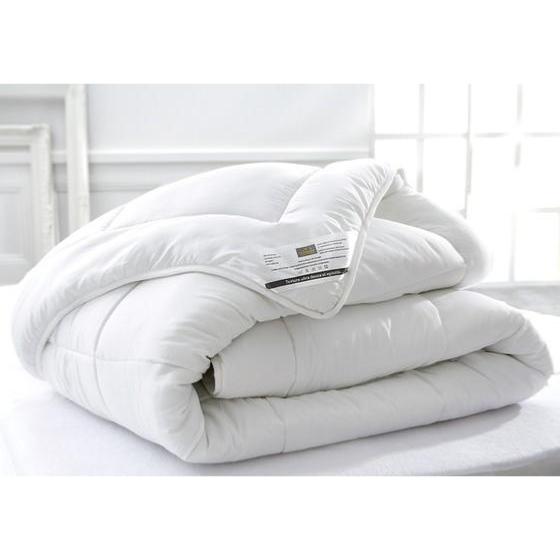 Couette Anti-acarien, Légère et Tempérée, Blanche, 220x240cm, 2 personnes, 100% Microfibre