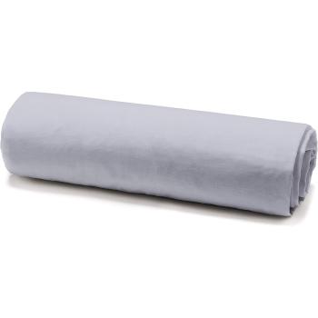 Drap housse Percale, Gris clair/Zinc, 90x190cm, Coton 78 fils - Bonnet de 25cm