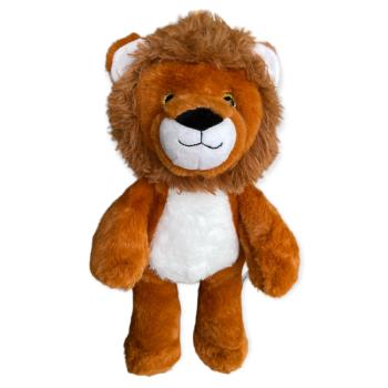 Peluche Zimba le Lion, Marron/Roux, 42cm, Toucher agréable et tout doux, 100% polyester 