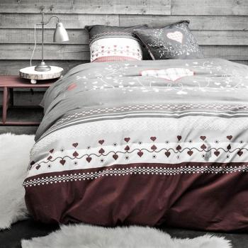 Housse de couette Méribel, Gamme Chalet, 220x240cm, 2 personnes, 100% Coton