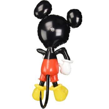 Ballon Mickey anniversaire, Grand personnage 52cm, Noir/Rouge, dès 3 ans, personnage à gonfler