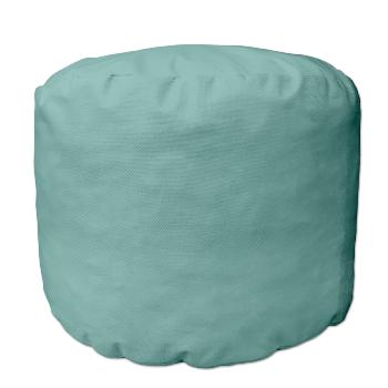 Pouf de jardin/d'extérieur, Imperméable, 45 x 30 cm, 100% Microfibre, Bleu ciel/Sky, Spirit Garden