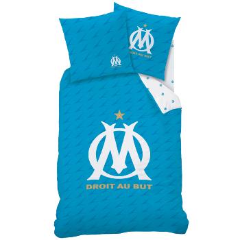 Housse de couette Olympique de Marseille, OM Voilure, 140x200cm, 1 personne, 100% Coton