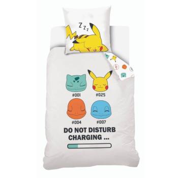 Housse de couette Pokémon Starter, Blanc, Enfant, 140x200cm, 1 personne, 100% Coton